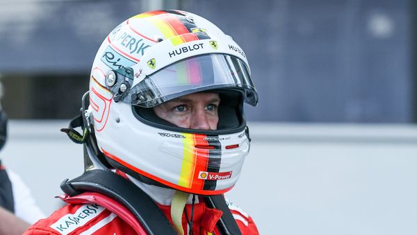 Себастьян Феттель из команды Ferrari — победитель квалификационного заезда Гран-при Азербайджана Формула-1 - Sputnik Азербайджан