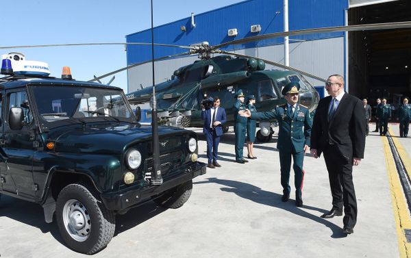 Президент Ильхам Алиев ознакомился с новопостроенным сторожевым пограничным кораблем типа Туфан - Sputnik Азербайджан