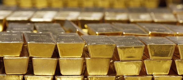 Золотые слитки, фото из архива - Sputnik Азербайджан