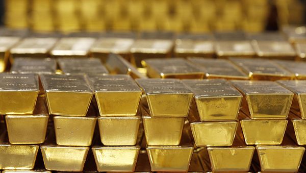 Золотые слитки, фото из архива - Sputnik Азербайджан