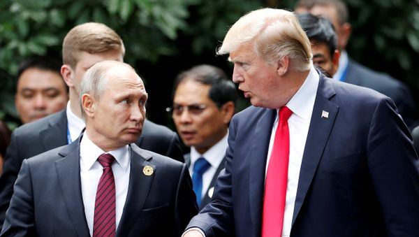 Владимир Путин и Дональд Трамп, фото из архива - Sputnik Азербайджан