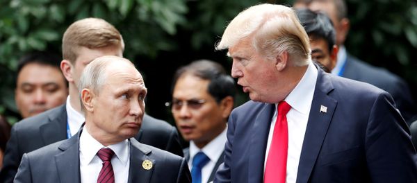 Владимир Путин и Дональд Трамп - Sputnik Азербайджан