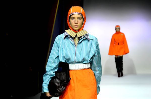 Неделя моды Mercedes-Benz Fashion Week - дизайнер Александр Арутюнов представляет свою коллекцию - Sputnik Азербайджан