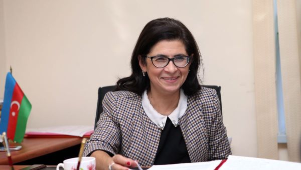 Prezident Administrasiyasının humanitar siyasət məsələləri şöbəsinin müdiri Fərəh Əliyeva - Sputnik Азербайджан