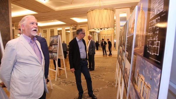 Союз архитекторов провел пленум, посвященный 95-летию великого Гейдара Алиева и 100-летию Азербайджанской Демократической Республики - Sputnik Азербайджан