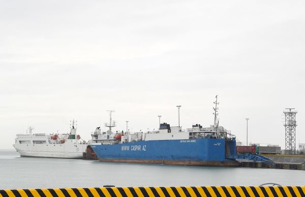Комплекс Бакинского международного морского торгового порта в поселке Алят  - Sputnik Азербайджан