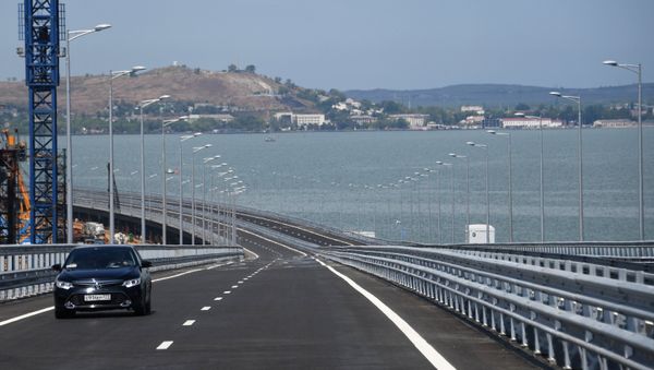 Открытие моста через Керченский пролив - Sputnik Азербайджан