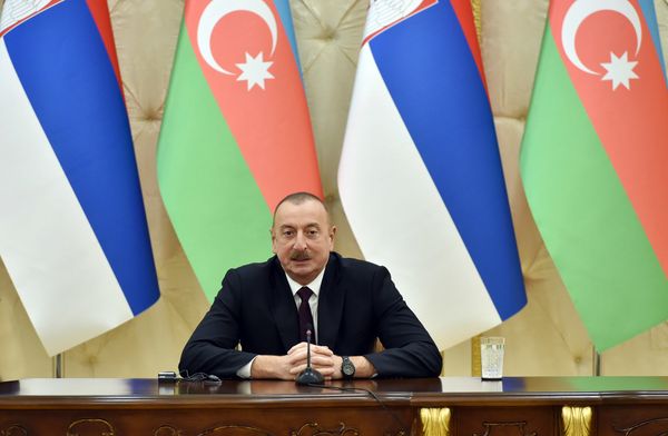 Выступление президента Азербайджана Ильхама Алиева - Sputnik Азербайджан