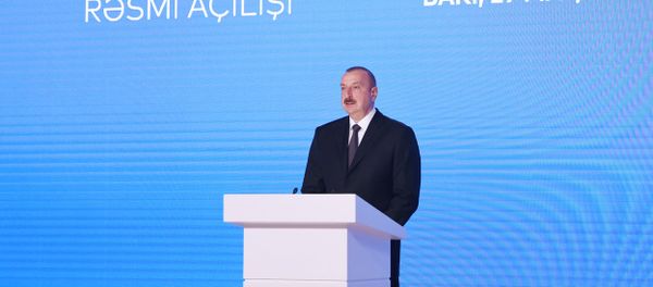 Президент Ильхам Алиев принял участие в церемонии официального открытия Южного газового коридора - Sputnik Азербайджан