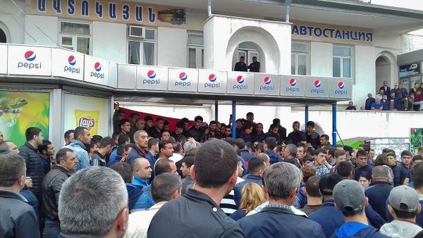 Акции протеста в Карабахе (3 июня 2018). Степанакерт - Sputnik Азербайджан