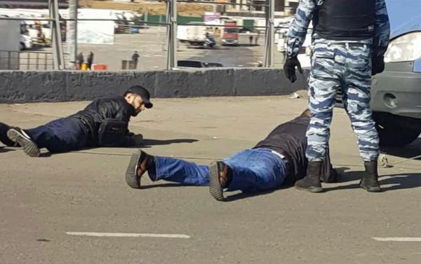 Спецоперация на территории оптово-розничного продовольственного центра Food city - Sputnik Азербайджан