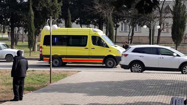 Карета скорой помощи в одном из регионов Азербайджана, фото из архива - Sputnik Азербайджан
