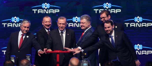 Церемония открытия газопровода TANAP - Sputnik Азербайджан