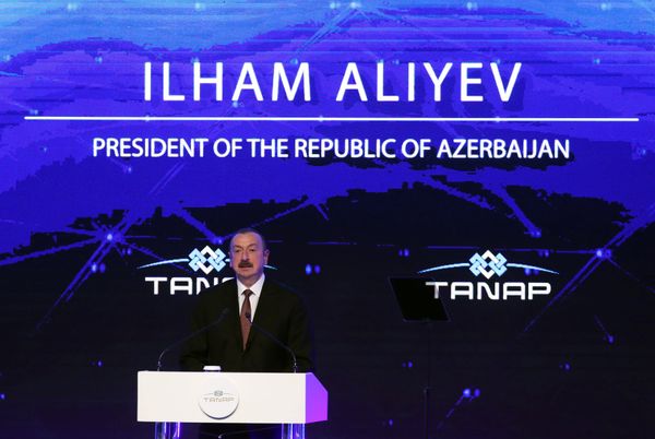 Выступление президента Азербайджана Ильхама Алиева на церемонии открытия газопровода TANAP - Sputnik Азербайджан