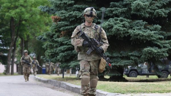 Военнослужащий армии США, фото из архива - Sputnik Азербайджан
