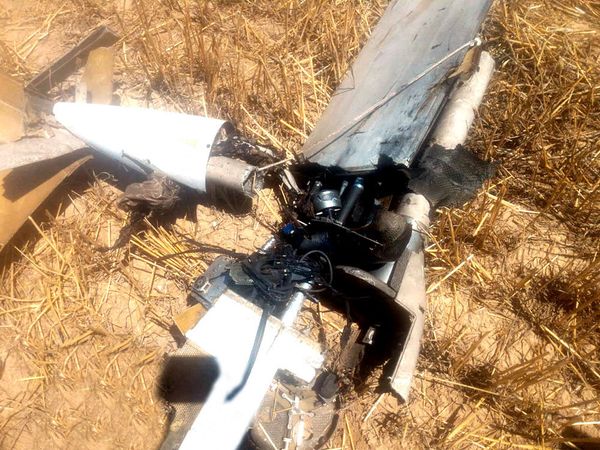 Уничтоженный подразделениями ВВС Азербайджана тактический БПЛА X-55, принадлежащий ВС Армении - Sputnik Азербайджан