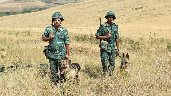 ГПС распространила сообщение о перестрелке на границе с Ираном, раненый солдат награжден медалью - Sputnik Азербайджан