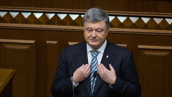 Президент Украины Петр Порошенко - Sputnik Азербайджан