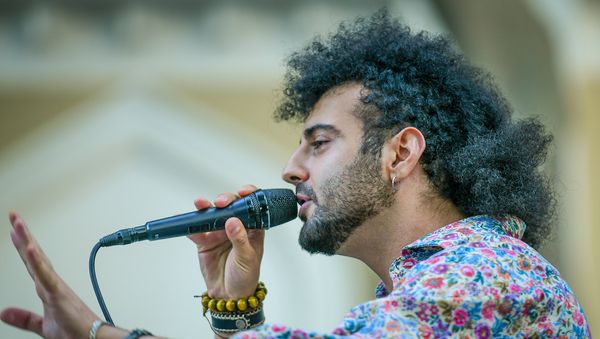 Араз Гумбатлы в ходе фестиваля музыки la Fête de la Musique в Баку - Sputnik Азербайджан