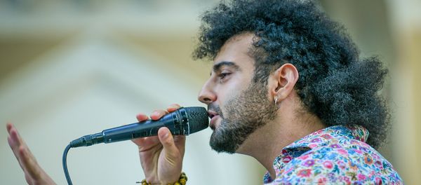 Араз Гумбатлы в ходе фестиваля музыки la Fête de la Musique в Баку - Sputnik Азербайджан