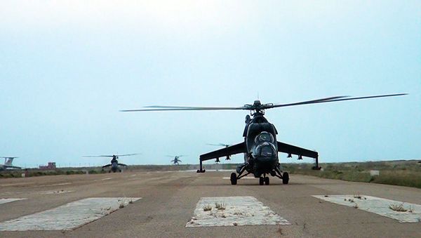Перегруппировка боевых авиационных средств, участвующих в учениях. - Sputnik Азербайджан