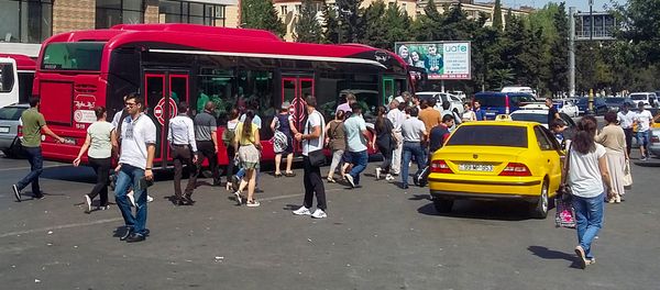Транспортные проблемы, вызванные приостановкой работы бакинского метрополитена. 4 июля 2018 года - Sputnik Азербайджан