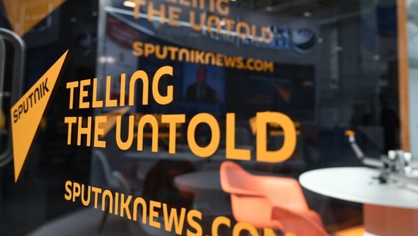Логотип Международного информационного агентства и радио Sputnik - Sputnik Азербайджан