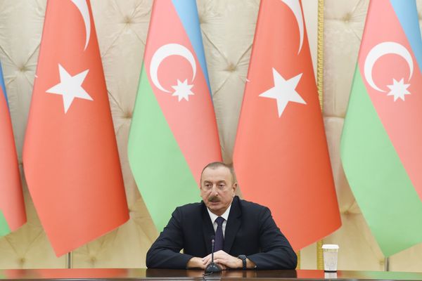Выступление президента Азербайджана Ильхама Алиева - Sputnik Азербайджан