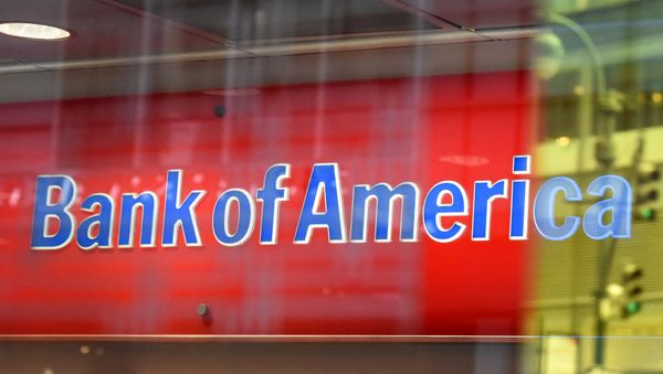 Логотип Bank of America в Нью-Йорке - Sputnik Азербайджан