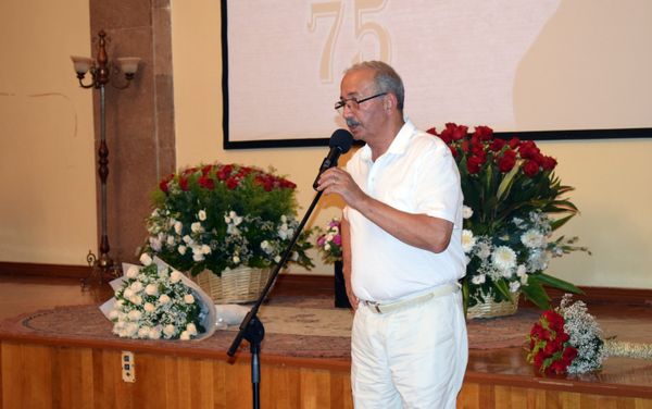 Вечер, посвященный 75-летию народного артиста Азербайджана Шахмара Алекперова. Баку, Музейный центр, 17 июля 2018 года - Sputnik Азербайджан