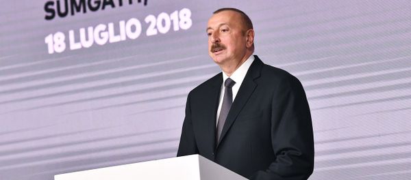 Президент Азербайджана Ильхам Алиев - Sputnik Азербайджан