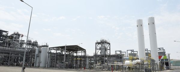 Полипропиленовый завод, построенный в рамках проекта SOCAR Polymer в Сумгайытском химическом промышленном парке - Sputnik Азербайджан