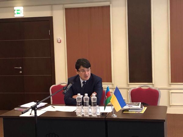 Визит председателя Государственного комитета по работе с диаспорой Фуада Мурадова в Украину - Sputnik Азербайджан