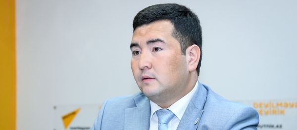 Руководитель представительства железных дорог Казахстана в европейских странах СНГ Гайдар Абдикеримов - Sputnik Азербайджан