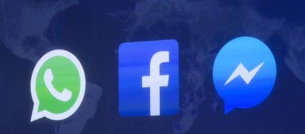 Значки Facebook и Whatsapp - Sputnik Азербайджан