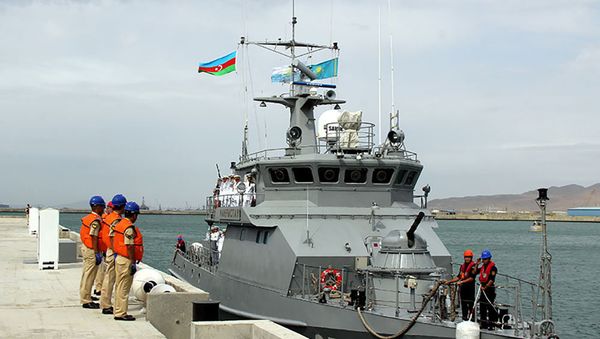 Военный корабль Казахстана прибыл в Баку - Sputnik Азербайджан