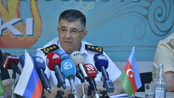 Руководитель участвующей в соревнованиях азербайджанской делегации, капитан I ранга Субхан Бекиров - Sputnik Азербайджан