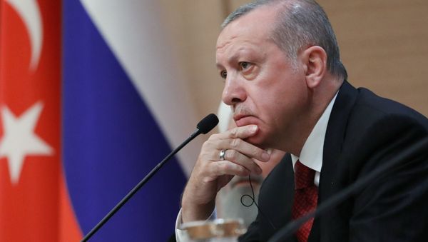 Президент Турецкой Республики Реджеп Тайип Эрдоган - Sputnik Азербайджан