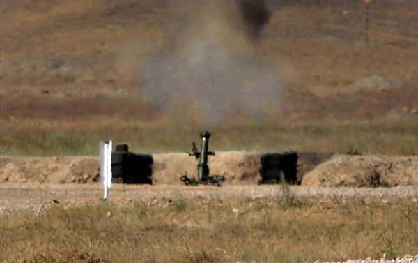 Конкурс Мастера артиллерийского огня-2018 на военной базе Отар в Казахстане - Sputnik Азербайджан