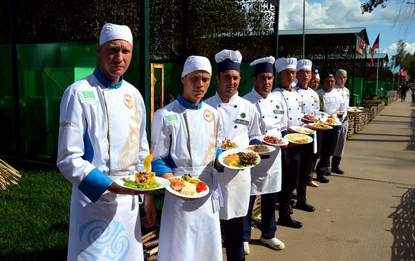 Последний этап конкурса Полевая кухня, проходящего в рамках соревнований Армейские международные игры-2018 - Sputnik Азербайджан