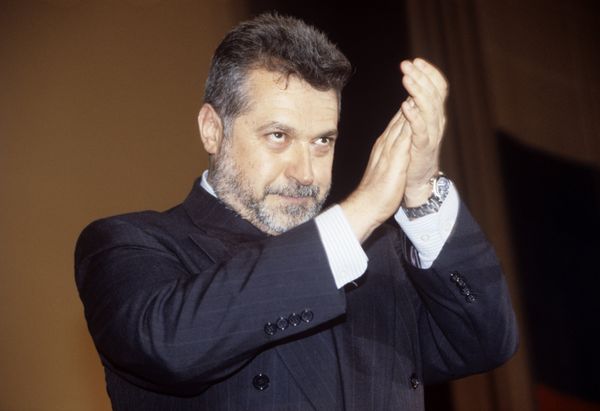 Директор Центрального дома кино Юлий Гусман. 26 марта 1993 года - Sputnik Азербайджан