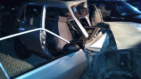 ДТП в Сабунчинском районе Баку, в котором автомобиль марки Tofaş врезался в стену - Sputnik Азербайджан
