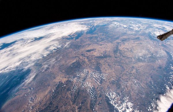 Засуха в Центральной Европе с борта МКС - Sputnik Азербайджан