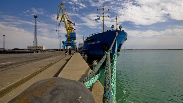 Порт Актау в Казахстане - Sputnik Азербайджан