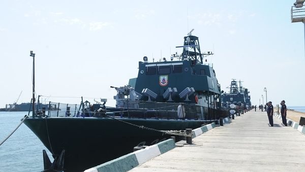 Боевые учения Госпогранслужбы Азербайджана - Sputnik Азербайджан
