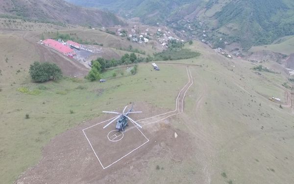 Застава Юхары Тахирджал Худатского погранотряда Государственной пограничной службы Азербайджана сдана в служебное пользование - Sputnik Азербайджан