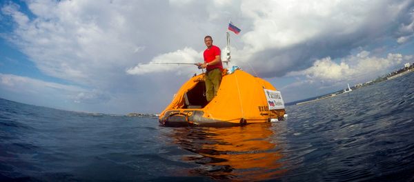 Российский путешественник Юрий Бурлак Российский путешественник Юрий Бурлак - Sputnik Азербайджан