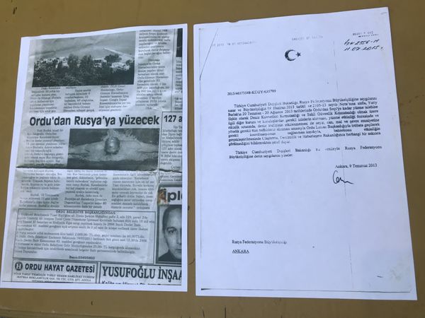 Статья в турецкой газете о путешествии Бурлака в 2013 году и разрешение на него от МИД Турции - Sputnik Азербайджан