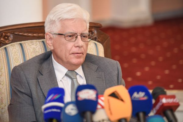 Посол России в Азербайджане Михаил Бочарников на пресс-конференции в Баку - Sputnik Азербайджан