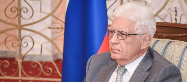 Посол России в Азербайджане Михаил Бочарников на пресс-конференции в Баку - Sputnik Азербайджан
